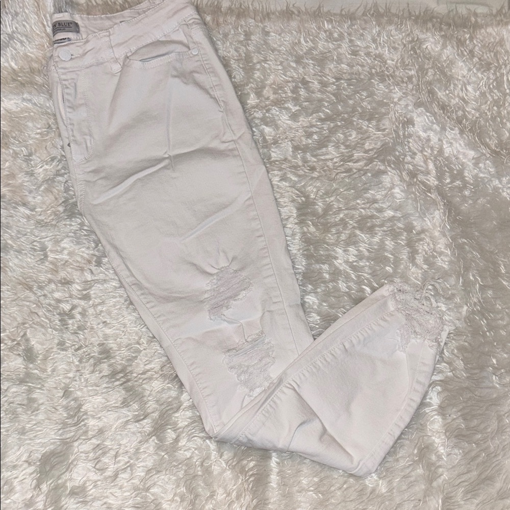 Judy Blue White Denim Jeans